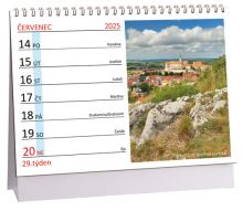 K724 - Kalendář Krásy Čech a Moravy 2025