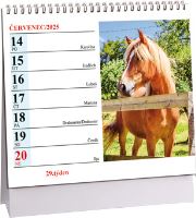 K710 - Kalendář Koně mini 2025