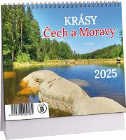 K700 - Kalendář Krásy Čech a Moravy mini 2025