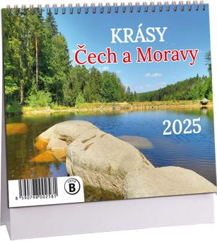 K700 - Kalendář Krásy Čech a Moravy mini 2025