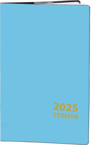 DT170 - Diář týdenní 2025 - modrý