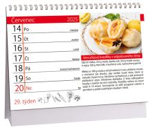 K722 - Kalendář Česká kuchyně 2025