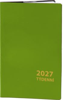 DT219 - Diář týdenní 2027 - zelený