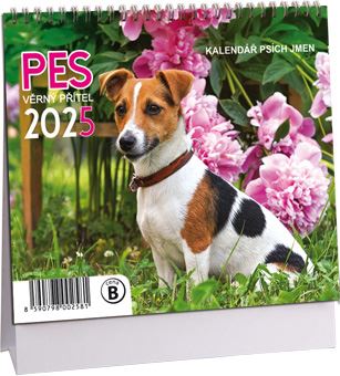 K702 - Kalendář Pes - věrný přítel mini 2025